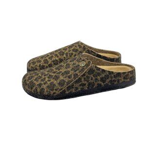 Birkenstock Zermatt Wool Felt Shearling Clogs, Toffee Melange, Womens 39 / 8